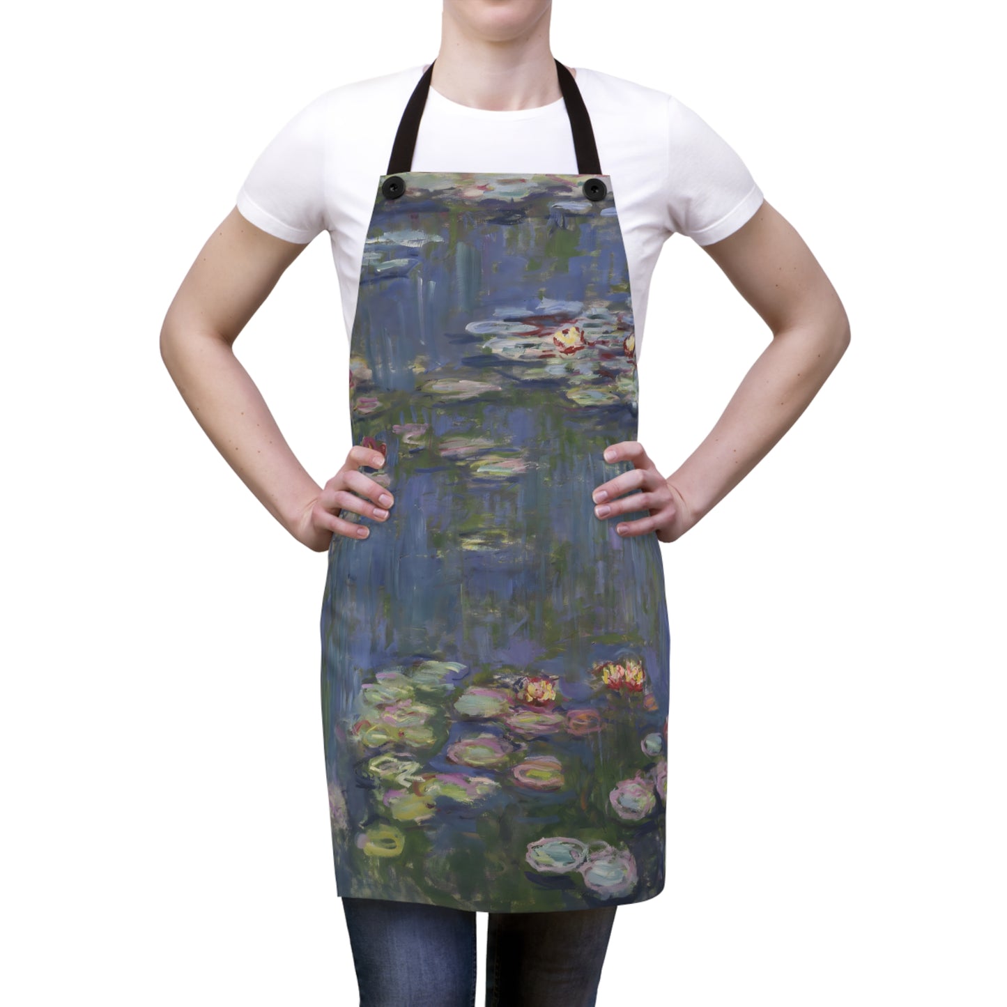 "Water Lilies" Fine Art Apron