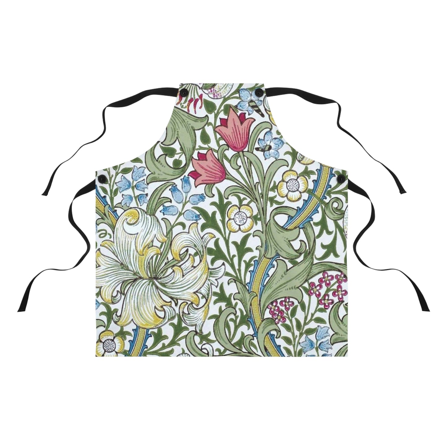 Vintage Bloom Artist's Apron