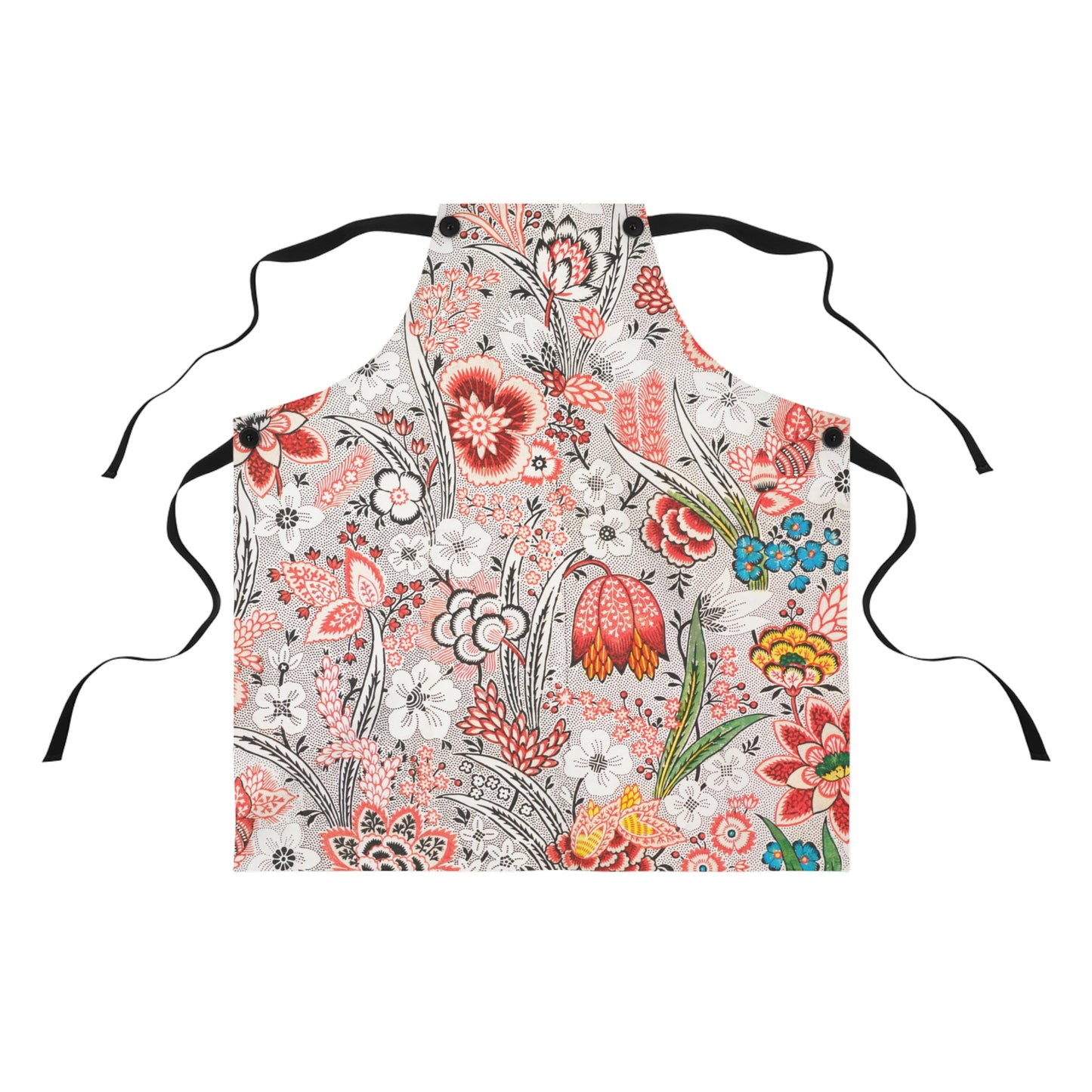 Floral Majesty Artist's Apron