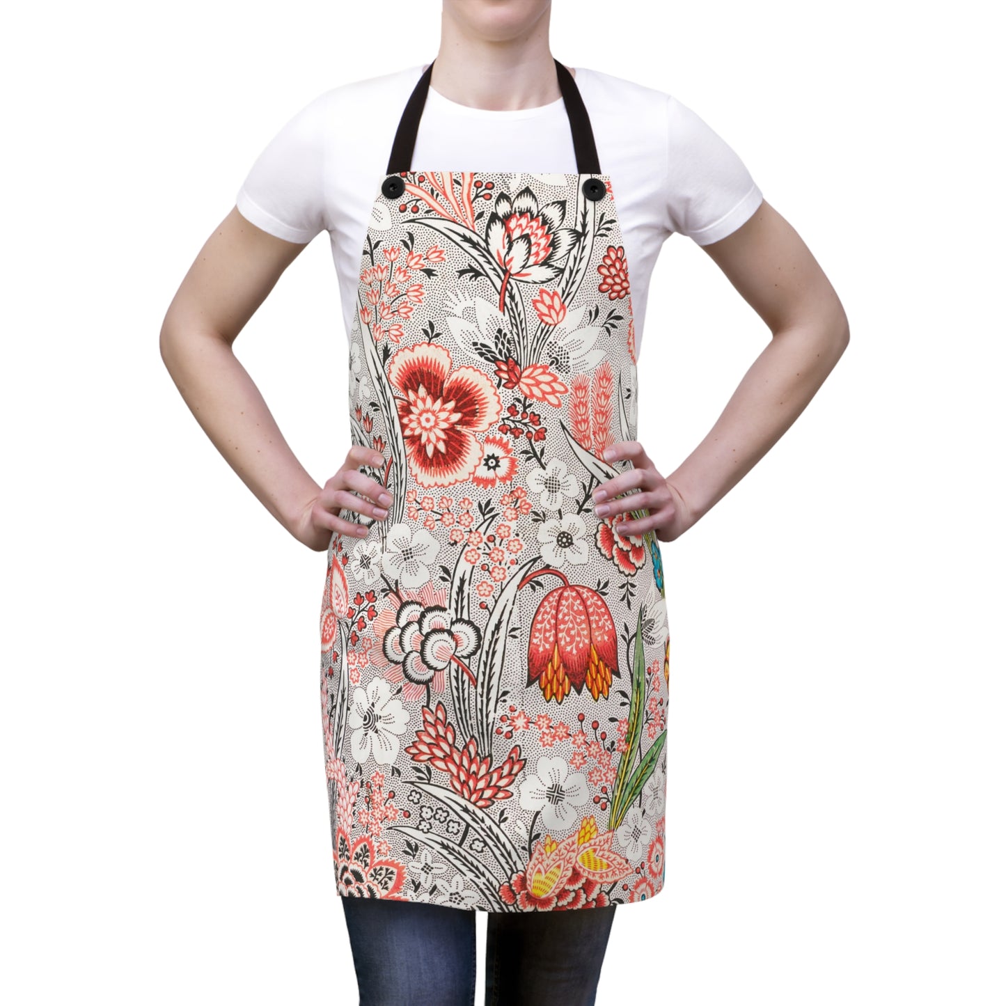 Floral Majesty Artist's Apron